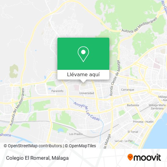Mapa Colegio El Romeral