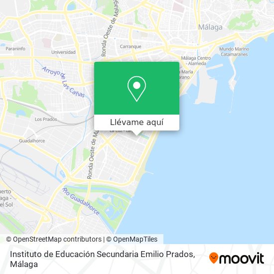 Mapa Instituto de Educación Secundaria Emilio Prados