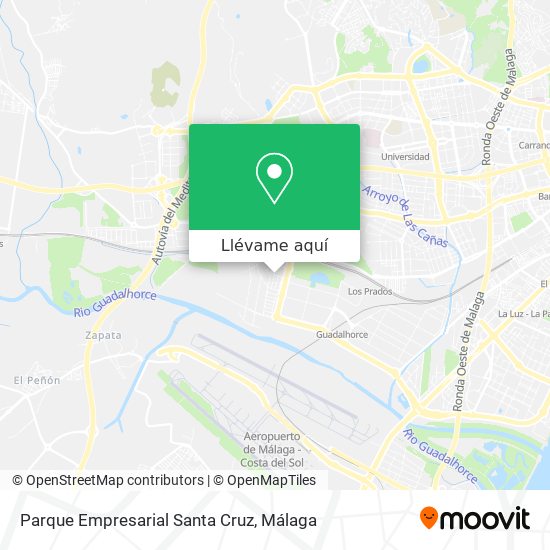Mapa Parque Empresarial Santa Cruz