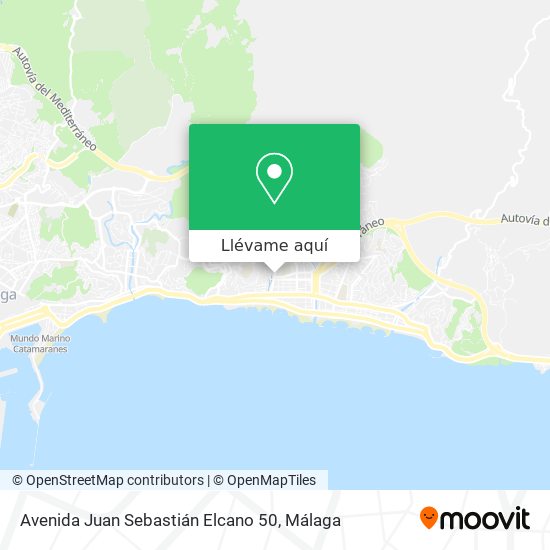 Mapa Avenida Juan Sebastián Elcano 50