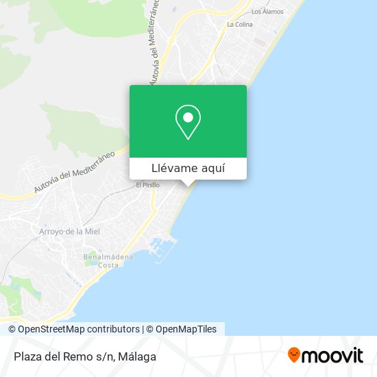 Mapa Plaza del Remo s/n