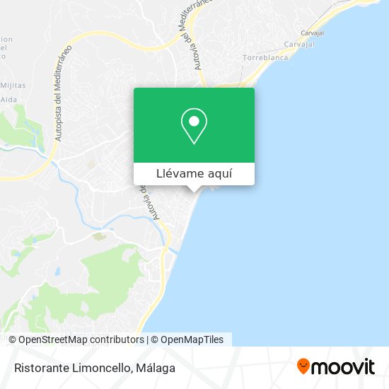 Mapa Ristorante Limoncello