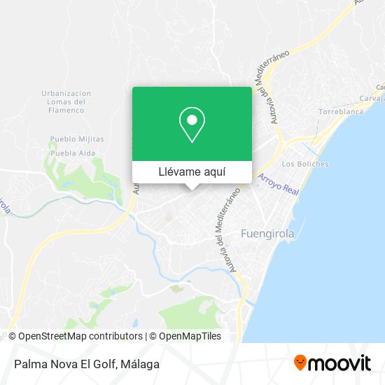 Mapa Palma Nova El Golf