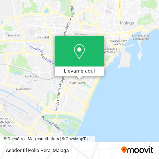 Mapa Asador El Pollo Pera