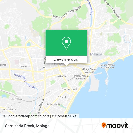 Mapa Carniceria Frank