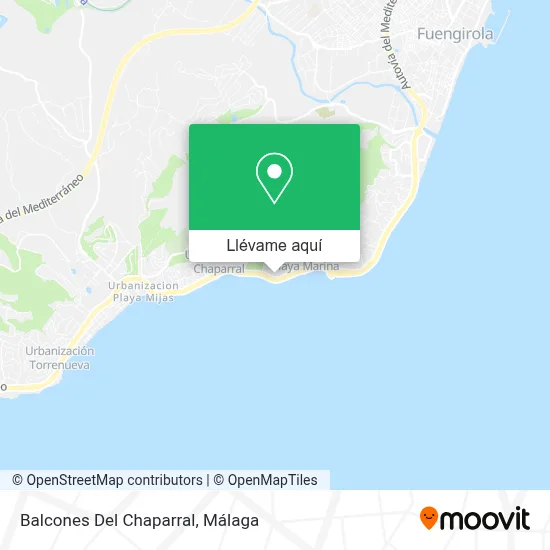 Mapa Balcones Del Chaparral