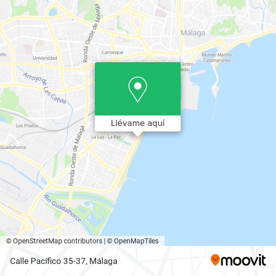 Mapa Calle Pacífico 35-37