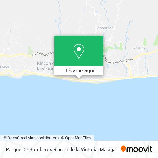 Mapa Parque De Bomberos Rincón de la Victoria