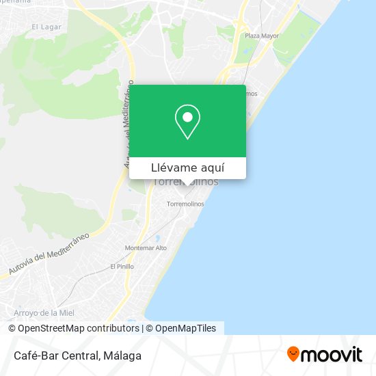 Mapa Café-Bar Central