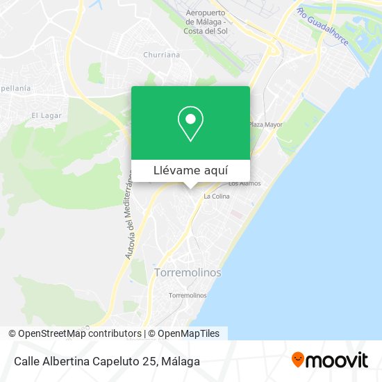 Mapa Calle Albertina Capeluto 25