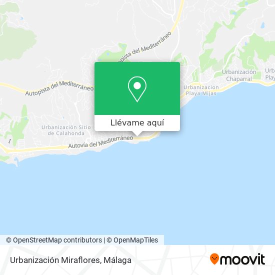 Mapa Urbanización Miraflores
