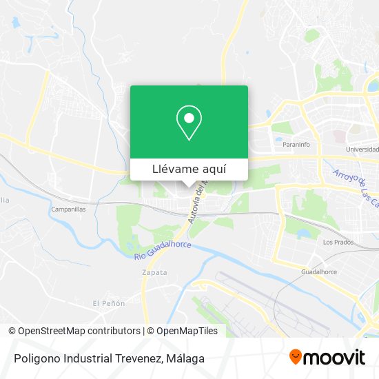 Mapa Poligono Industrial Trevenez