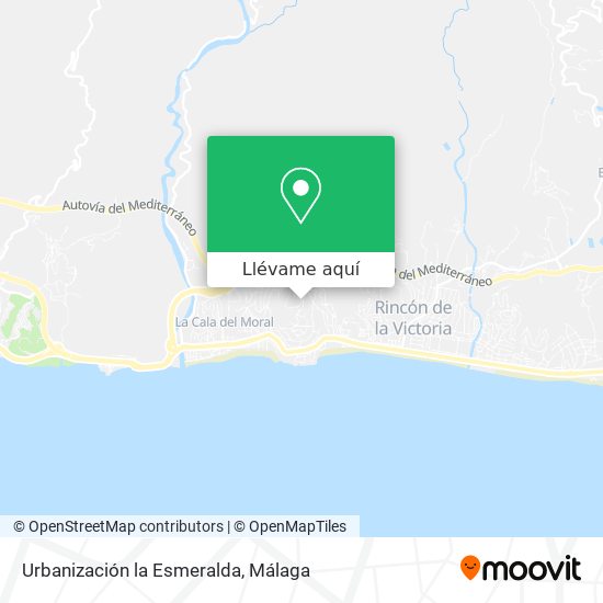 Mapa Urbanización la Esmeralda