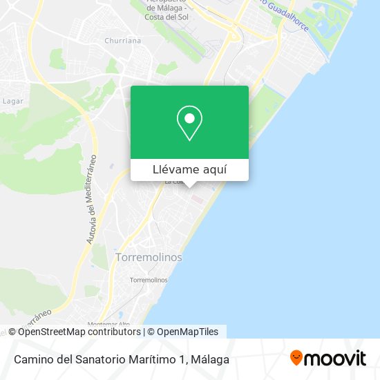 Mapa Camino del Sanatorio Marítimo 1