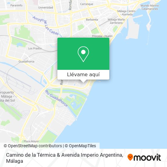 Mapa Camino de la Térmica & Avenida Imperio Argentina