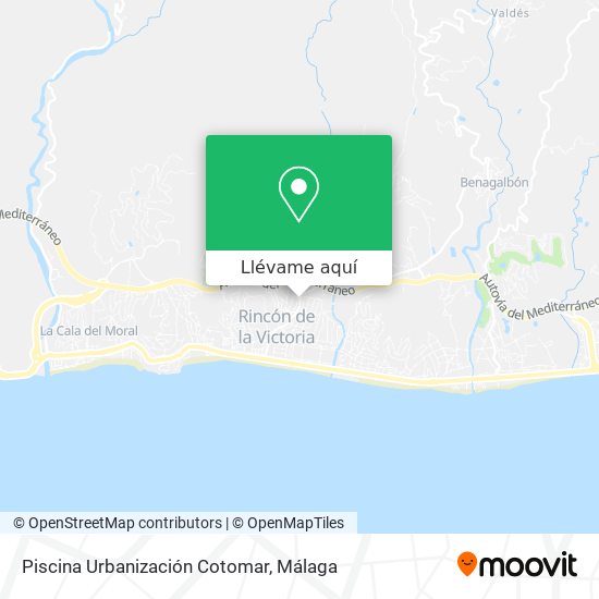 Mapa Piscina Urbanización   Cotomar