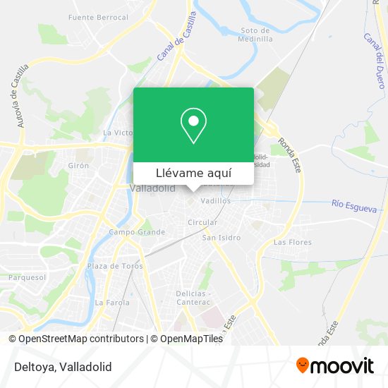 Mapa Deltoya