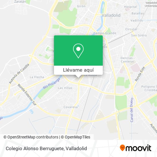 Mapa Colegio Alonso Berruguete