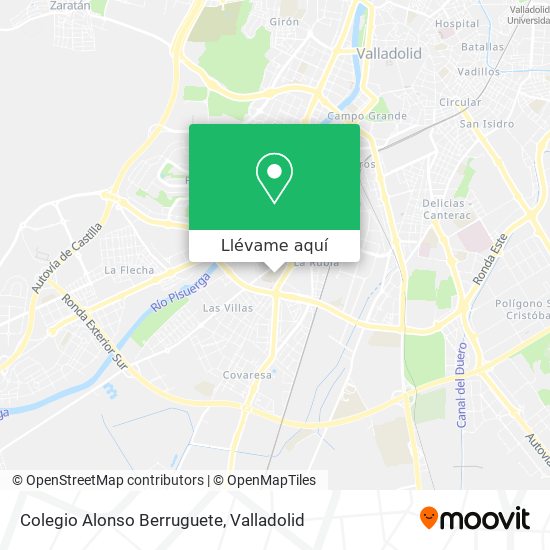 Mapa Colegio Alonso Berruguete