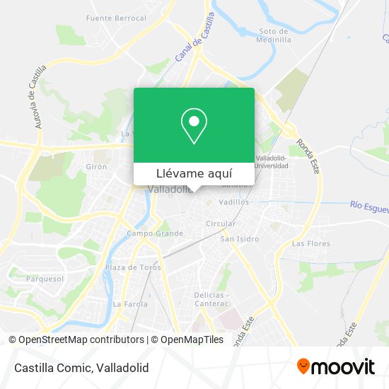 Mapa Castilla Comic