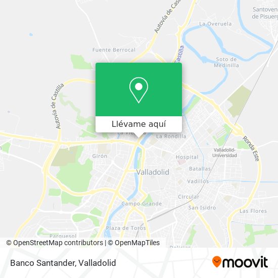 Mapa Banco Santander