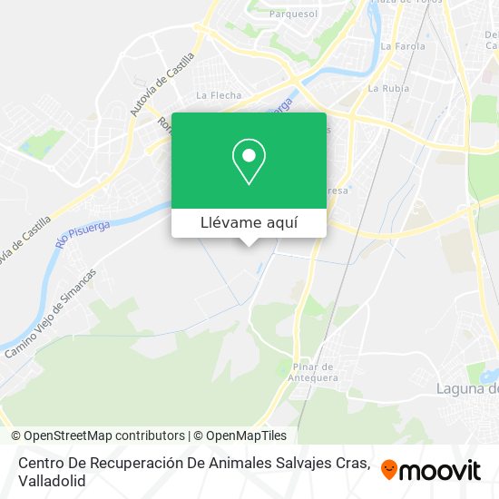 Mapa Centro De Recuperación De Animales Salvajes Cras