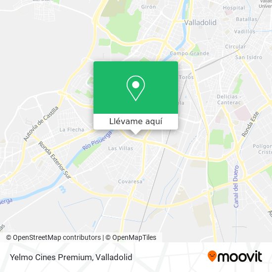 Mapa Yelmo Cines Premium