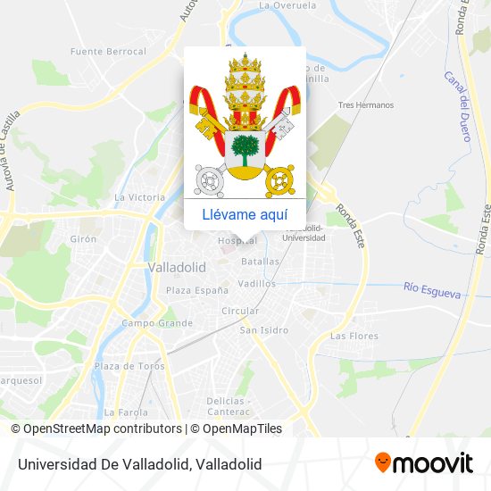 Mapa Universidad De Valladolid