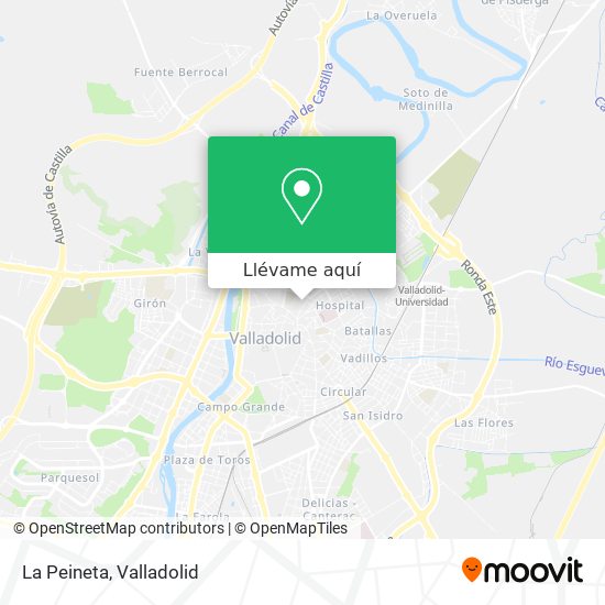 Mapa La Peineta