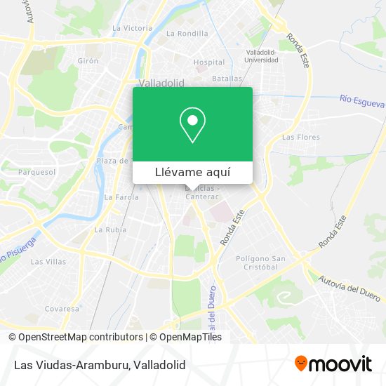 Mapa Las Viudas-Aramburu
