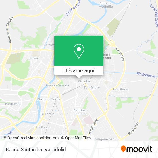 Mapa Banco Santander