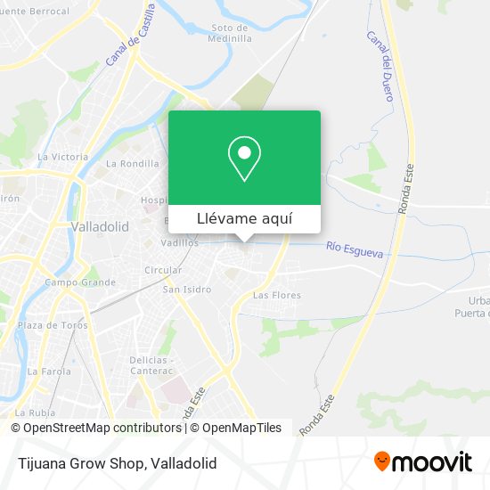 Mapa Tijuana Grow Shop