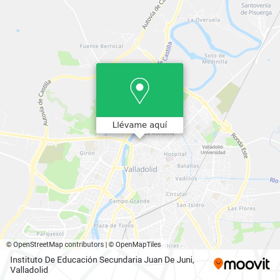 Mapa Instituto De Educación Secundaria Juan De Juni