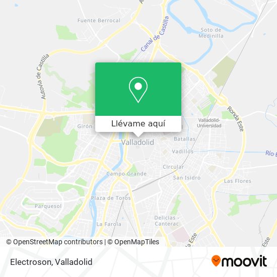 Mapa Electroson