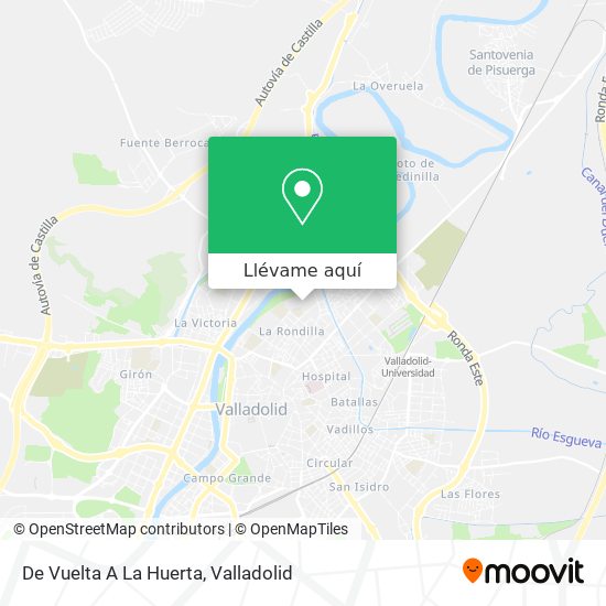 Mapa De Vuelta A La Huerta