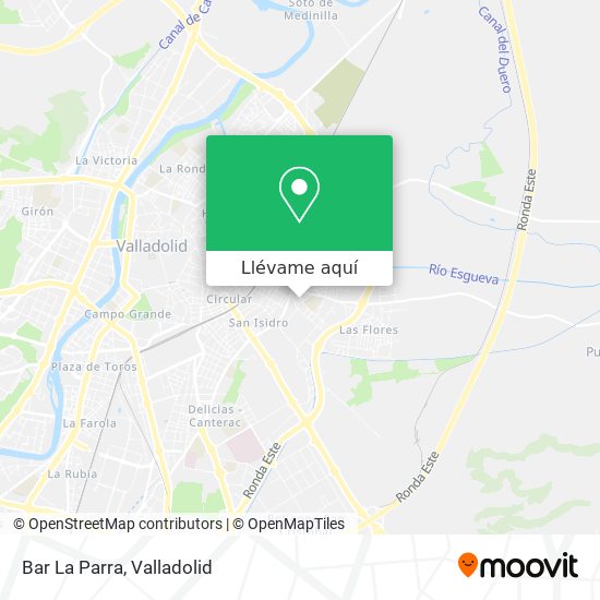 Mapa Bar La Parra