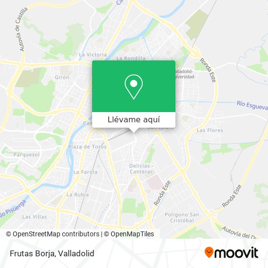 Mapa Frutas Borja