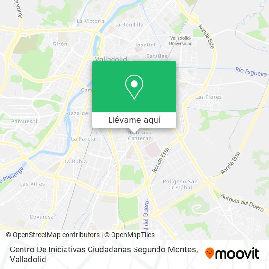 Mapa Centro De Iniciativas Ciudadanas Segundo Montes