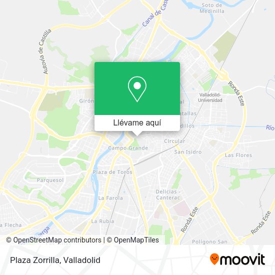 Mapa Plaza Zorrilla