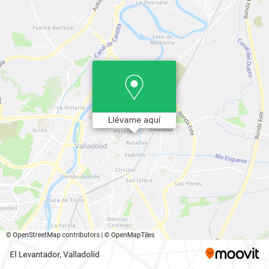 Mapa El Levantador