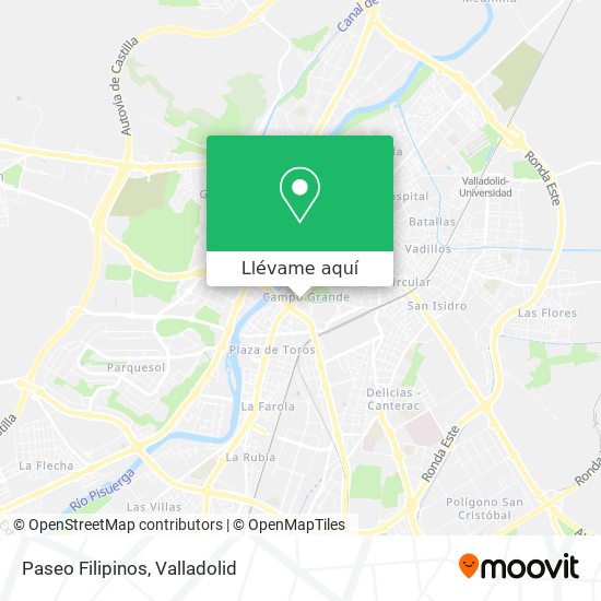 Mapa Paseo Filipinos