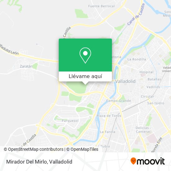 Mapa Mirador Del Mirlo
