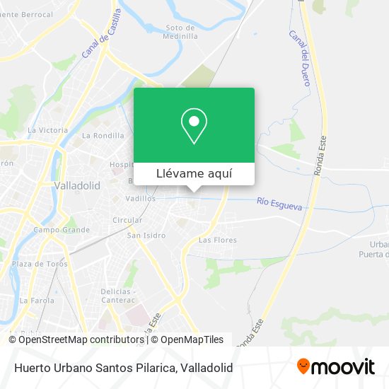 Mapa Huerto Urbano Santos Pilarica