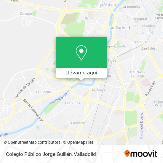 Mapa Colegio Público Jorge Guillén
