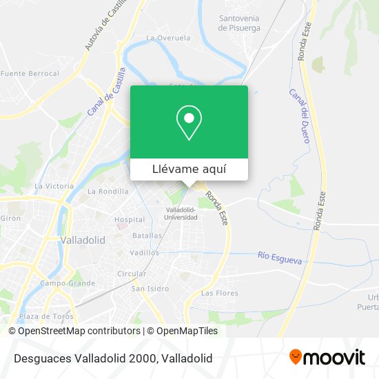 Mapa Desguaces Valladolid 2000