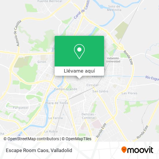 Mapa Escape Room Caos