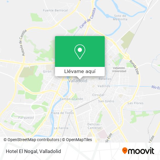 Mapa Hotel El Nogal