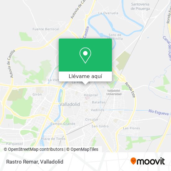 Mapa Rastro Remar