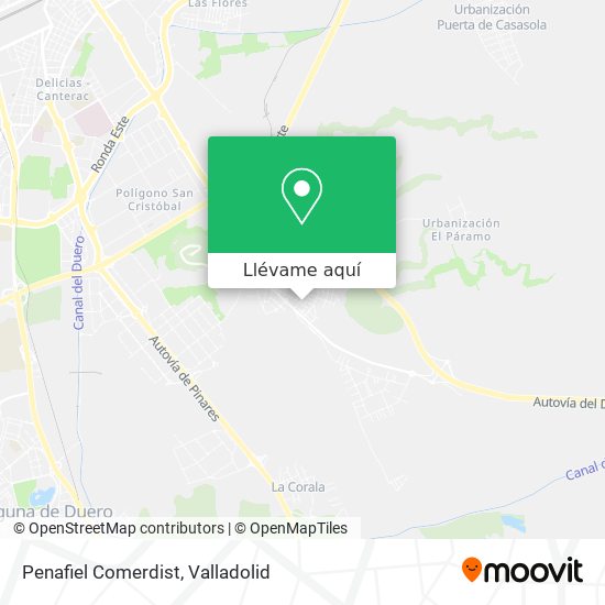 Mapa Penafiel Comerdist