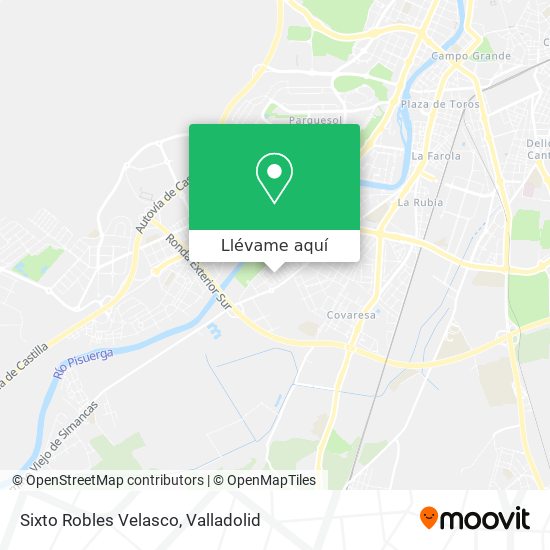 Mapa Sixto Robles Velasco